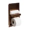 Alfi Brand Brushed Copper PVD Stainless Steel Recessed Shelf / Toilet Paper Holder Niche ABTPNP88-BC - alternate 5